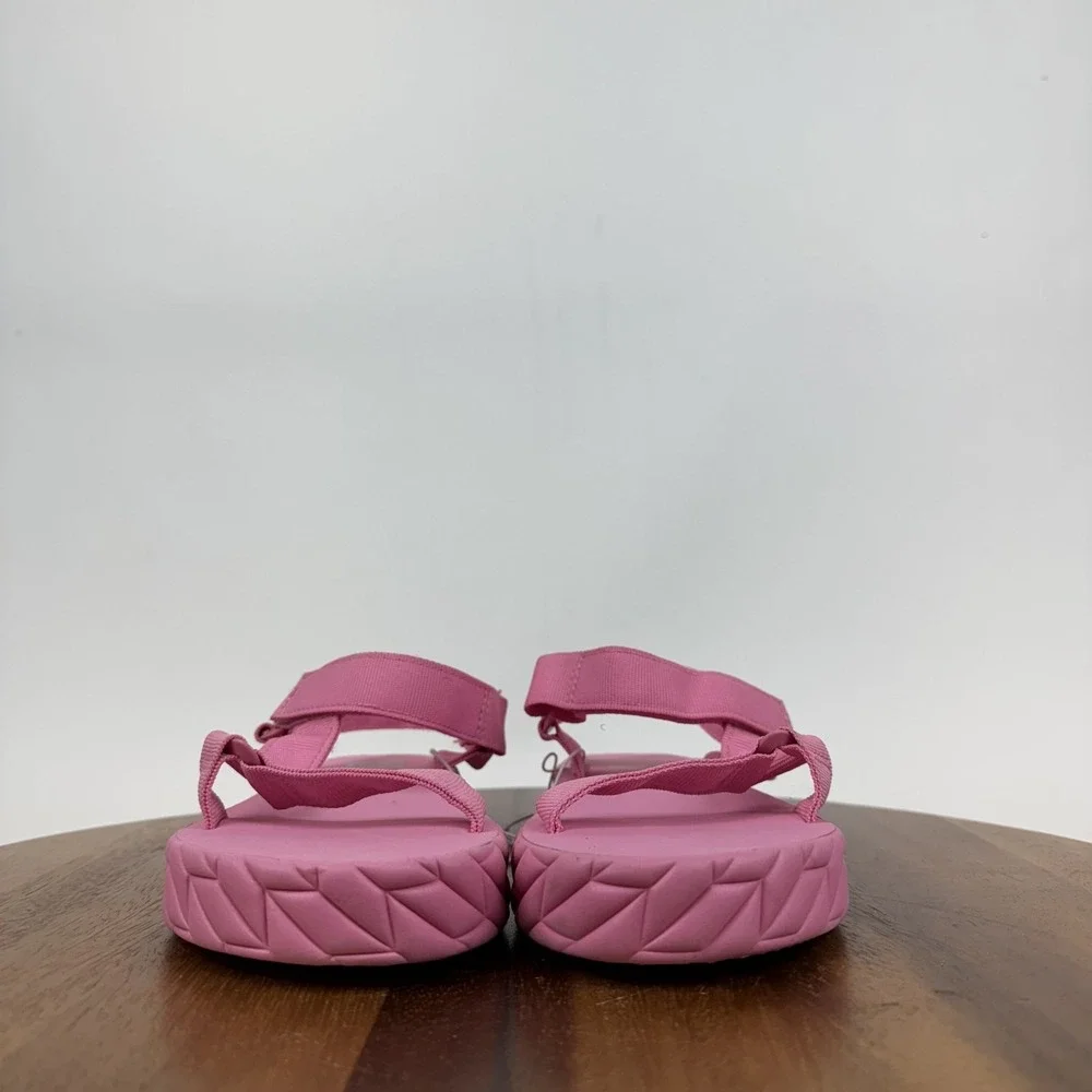 New Big Kids Dolce Vita Zaidey Strappy‎ Platform Pink Sandals Size 4 Y